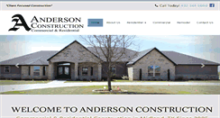 Desktop Screenshot of andersonhomestx.com
